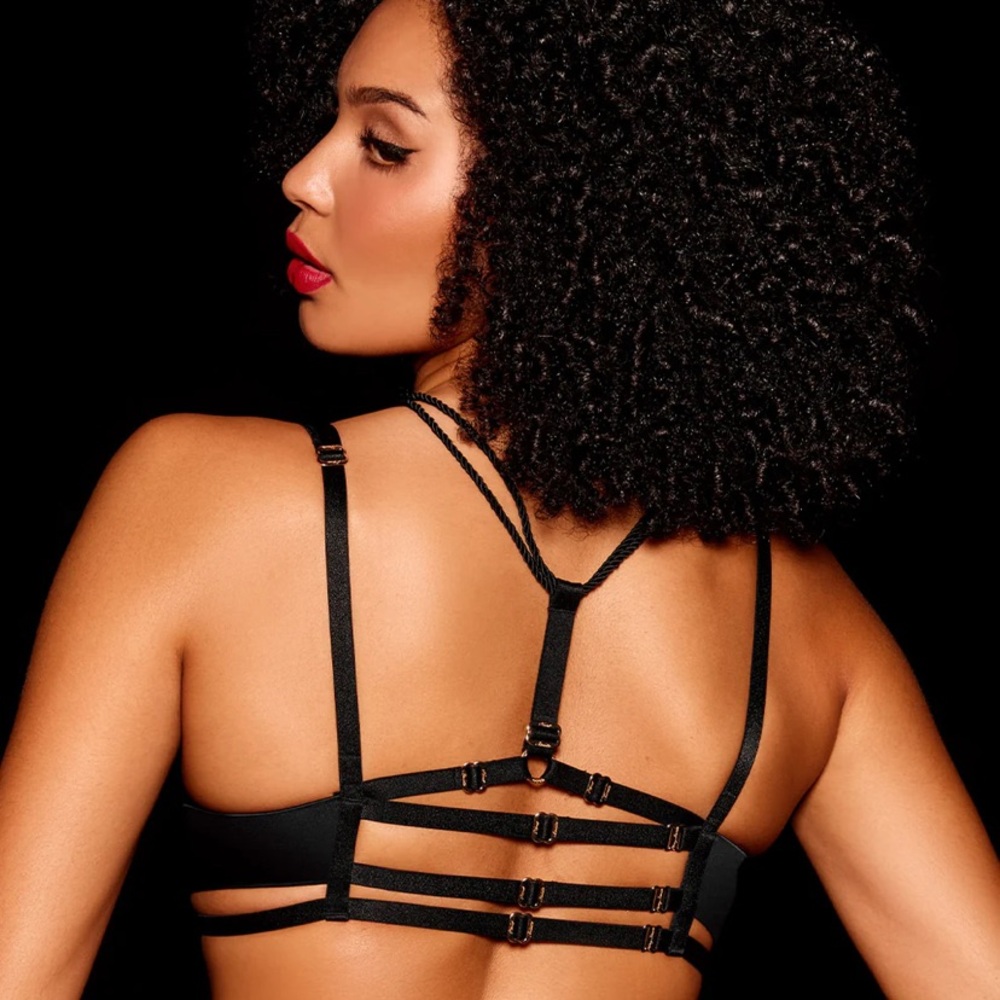 Honey Birdette Shibari Black Bra - Picture 3 of 5